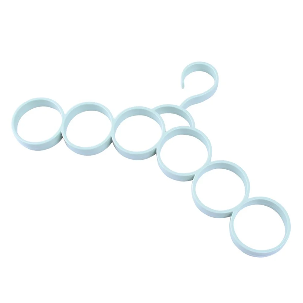 

Plastic Multifunction Hanger Scarf Space saving Closet ganizer Random Color 6 Hooks Fits Standard Closet