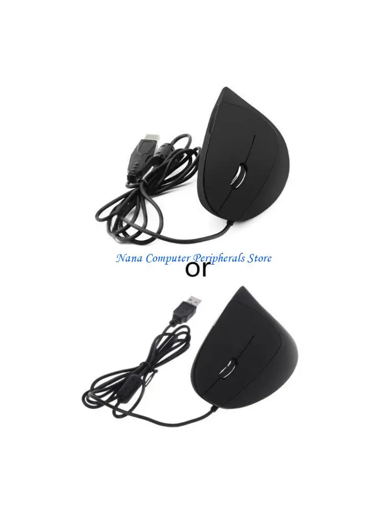 

F68C Ergonomic Left Hand Optical USB Computer Gaming Mouse Vertical Mouse