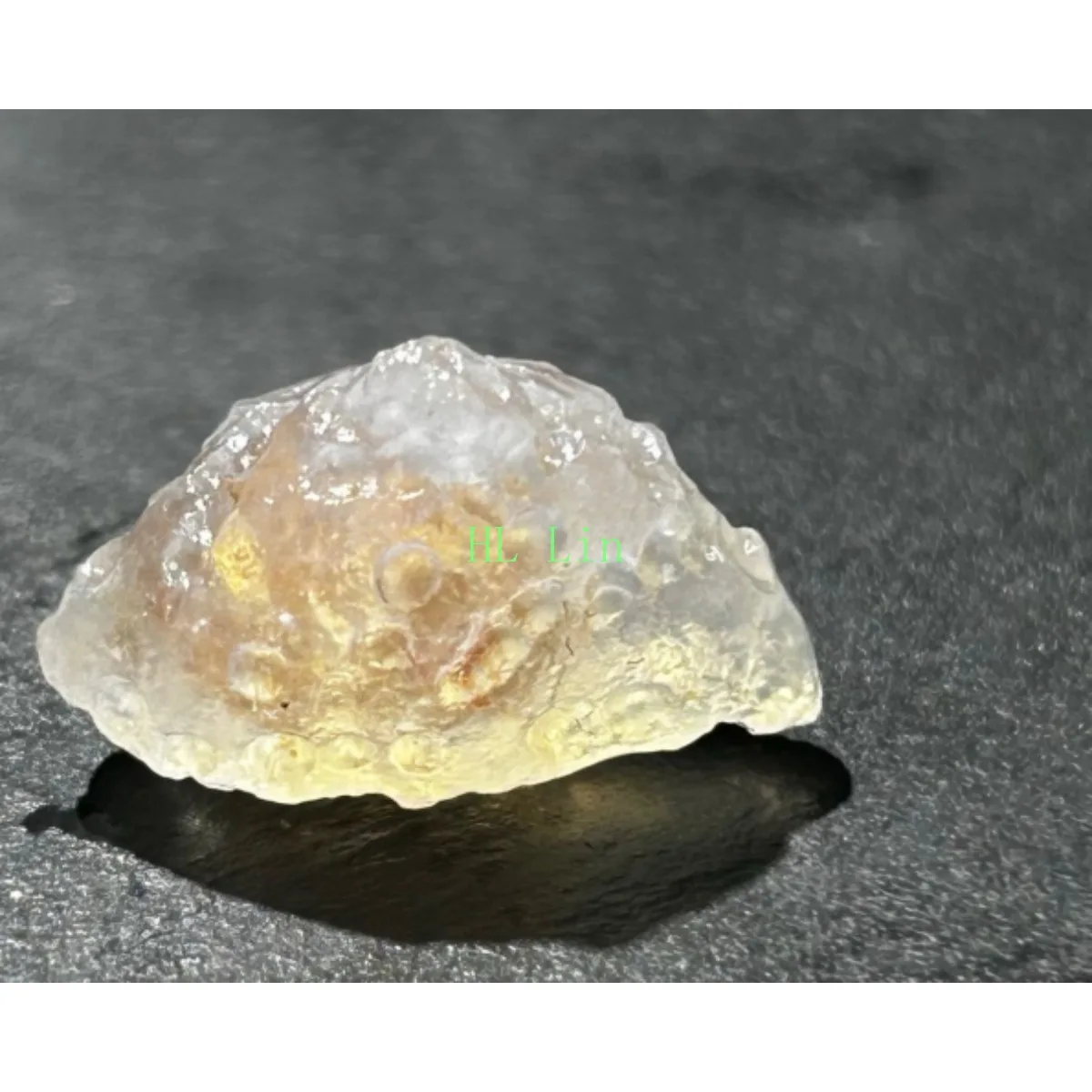Mountain Gem Candy Agate in Glass Vial, 10-15mm Natural Unpolished, Authentic Stone, Jewelry Making Collection.Candy Agate