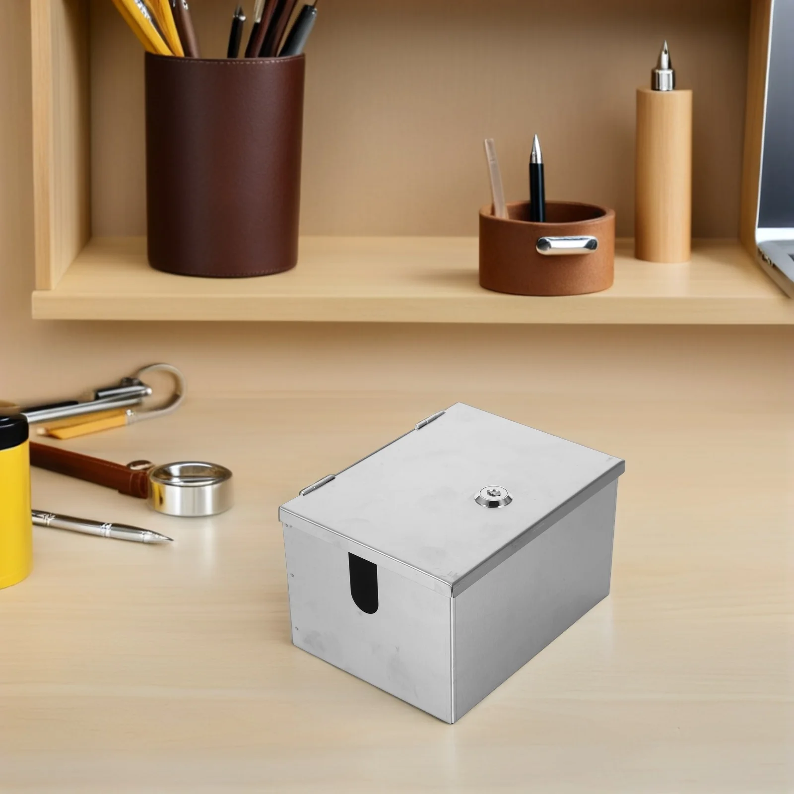 

Stainless Steel Socket Box Lockable Waterproof Outdoor Electrical Outlet Cover Weatherproof Enclosure For Outside Anti-Theft