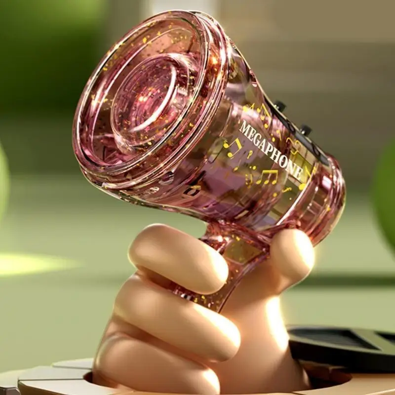 

Перегромное правило для детей Fun Microphone Toy Voice Maneing Device для мальчиков и девочек портативно -мегафонный голос