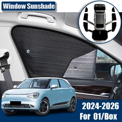 Car Window Sunshades For Dongfeng Nammi 01 Box 2024-2026 2025 Anti UV Visor Covers Sunscreen Interior Parts Auto Accessories