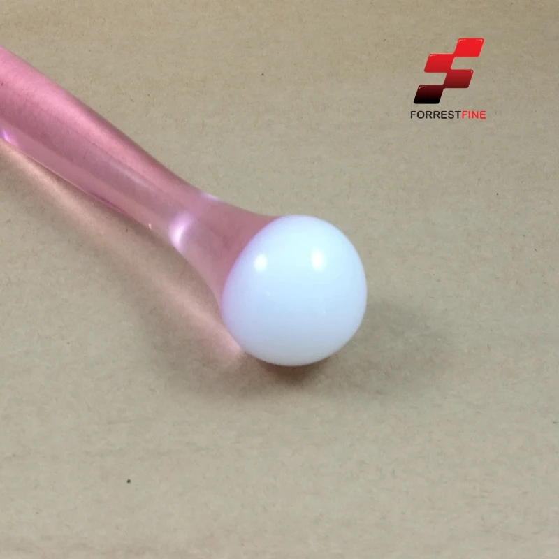 قضيب صناعي من الزجاج الوردي للنساء ، زجاج للبالغين ، لعبة جنسية ، مخصص ، بيع بالجملة ، جودة عالية #2