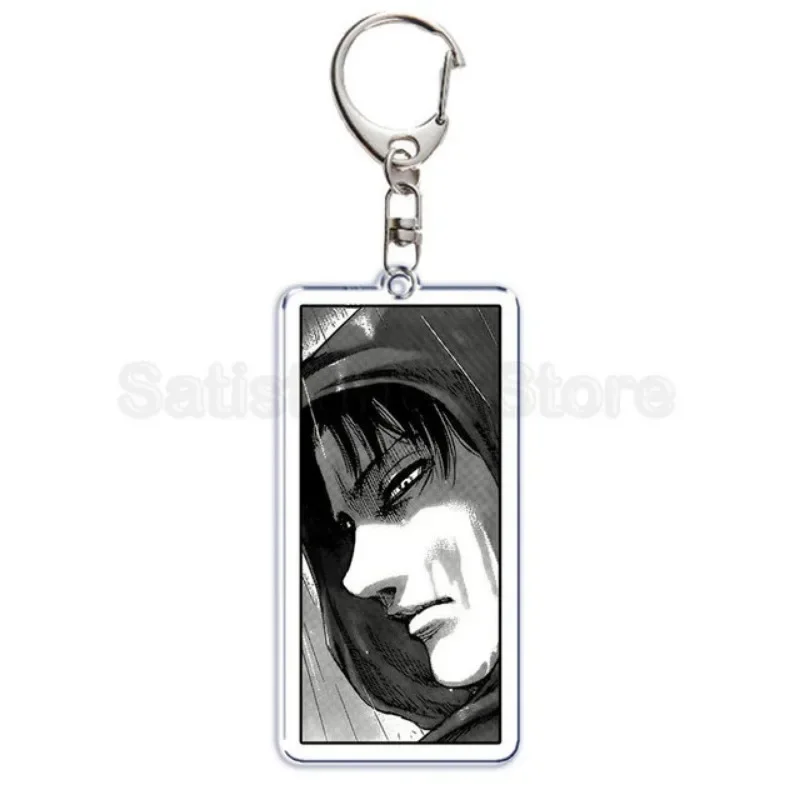 10 Styles Attack on Titan Japanese Anime Peripherals Acrylic Keychains Collectible Car Pendants Backpack Pendant Gift for Friend