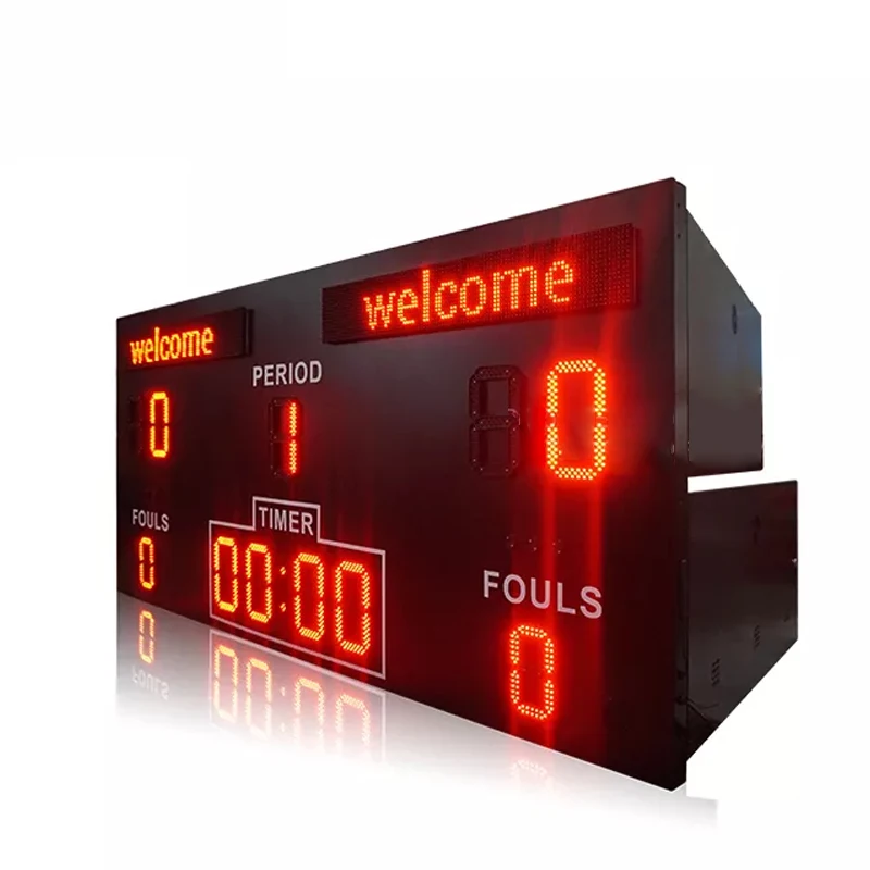 Outdoor LED 7 Segment Score Display Screen LED Football Scoreboard LED Digital Sports Scoreboard