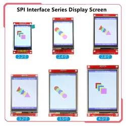 SPI TFT LCD 터치 패널 직렬 포트 모듈, 직렬 LED 디스플레이, 2.2 인치, 2.4 인치, 2.8 인치, 3.2 인치, 3.5 인치, 4.0 인치, ILI9341, 240x320