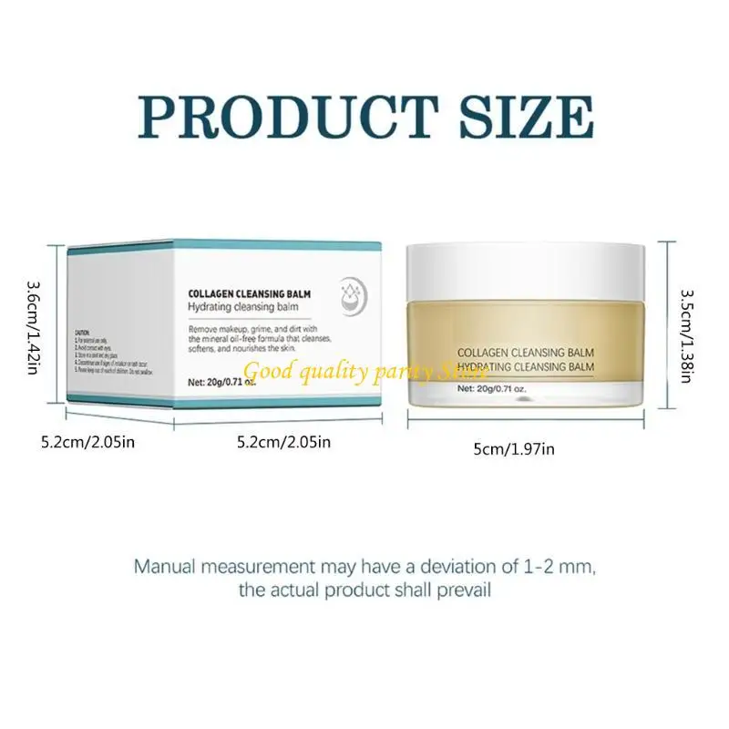 M4ya تطهير بلسم مزيل الماكياج مزيل الماكياج الوجه لا يشهد منظف الوجه الدهنية