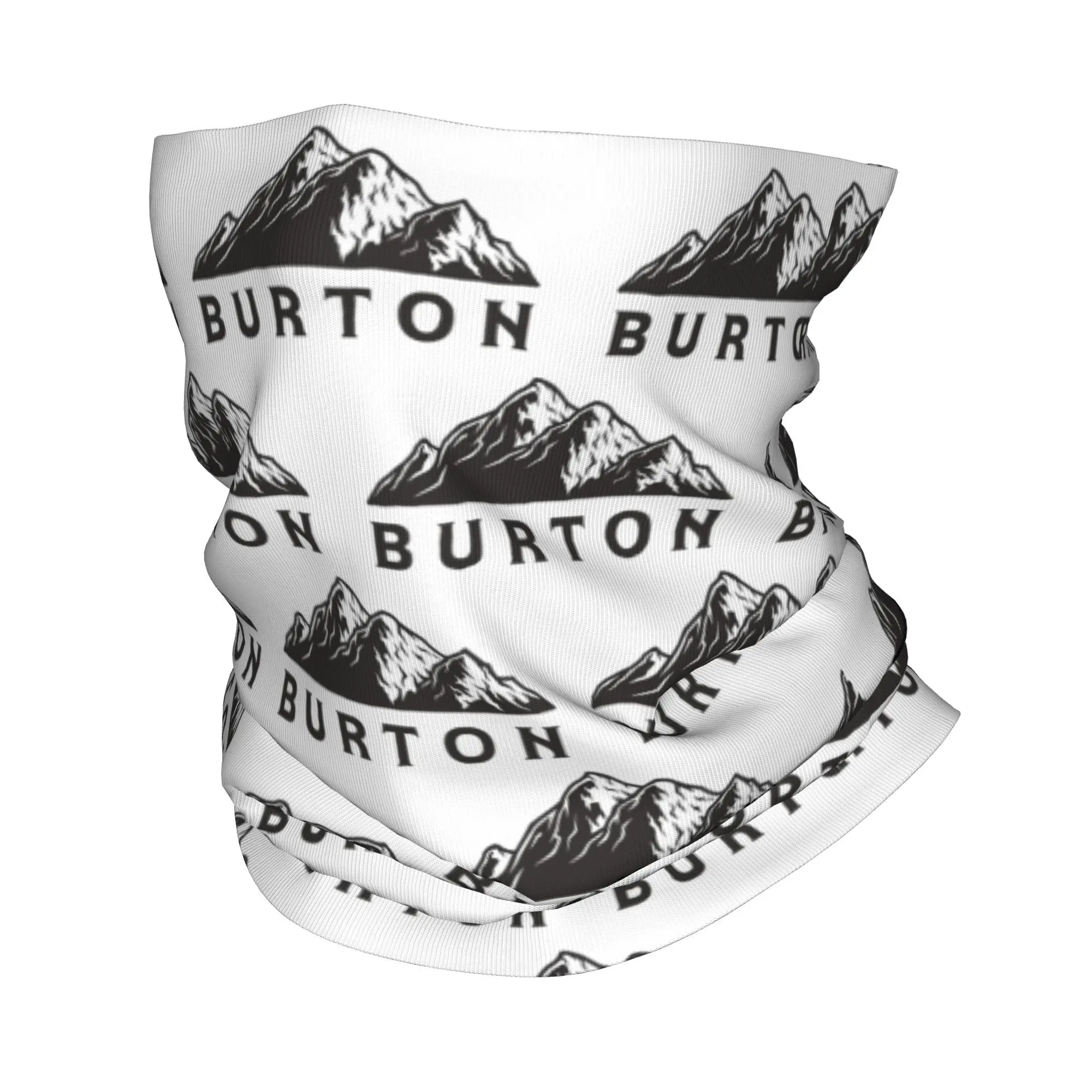 

BURTONS Snowboards Bandana Neck Cover Printed Wrap Scarf Warm Face Mask Hiking Unisex Adult Windproof