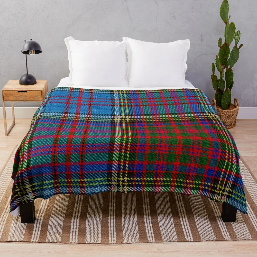 

Anderson Clan Standard Tartan Throw Blanket Luxury Brand Blanket anime Beach Blanket Designer Blankets