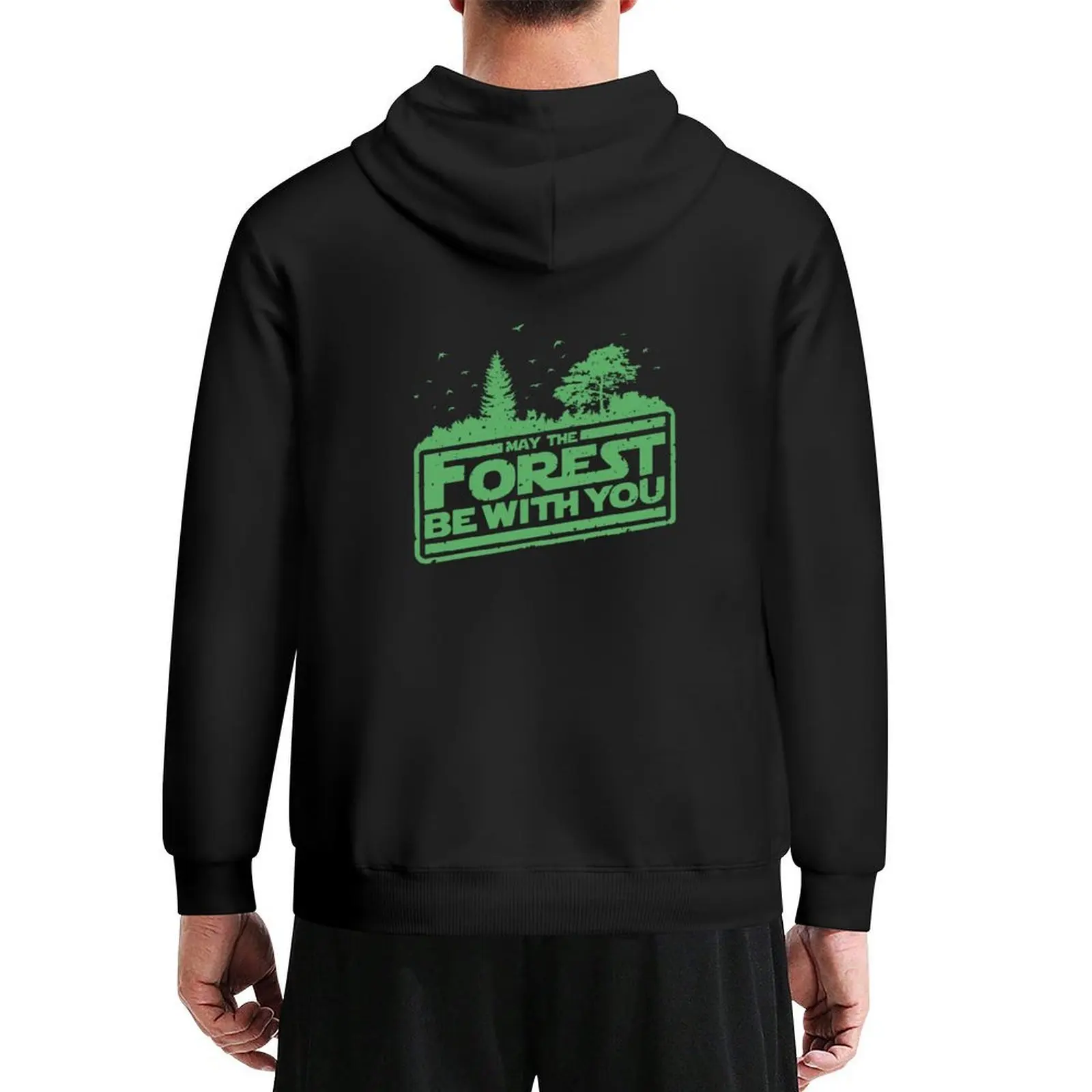 Deforestation - May the forest be with you Hoodie mens clothes men's winter sweater anime clothing tracksuit