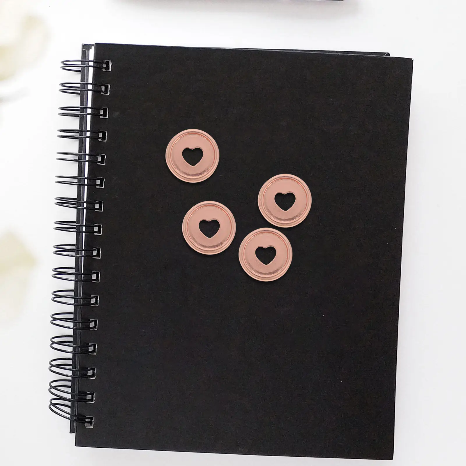 50pcs-heart-shaped-plastic-electroplated-binding-discs-for-discbound-notebooks-planner-expander-discs-round-scrapbooking