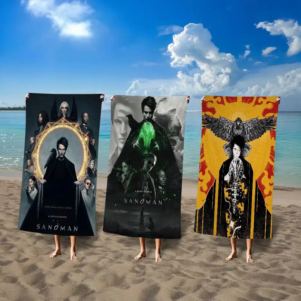 The S-S-Sandman 2 Anime Beach Towel Colorful Bath Towels For Girl Microfiber Quick Dry Custom Sand Free Beach Yoga Spa Gym Pool