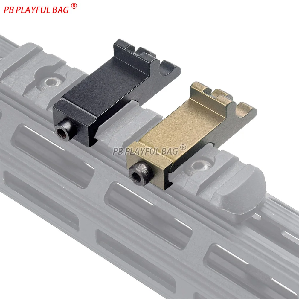 20 mm aluminium 45 graden offsetrail - Picatinny schuine montagebeugel - volledig metalen zaklamphouder - speelgoedpistoolonderdelen QJ172