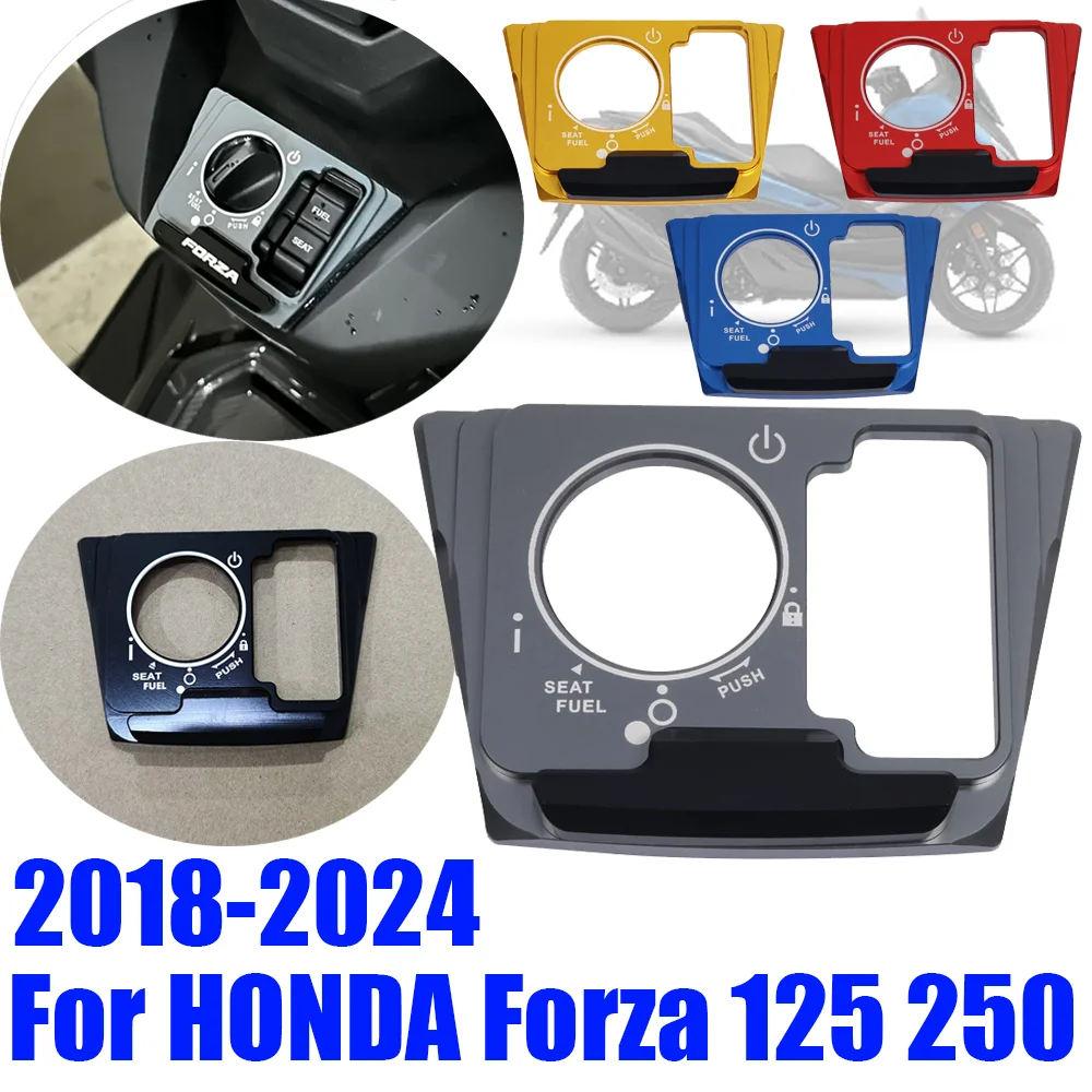 Motorcycle Electric Door Lock Switch Cover Cap Protector For HONDA FORZA 125 250 NSS FORZA250 FORZA125 2018 - 2024 Accessories