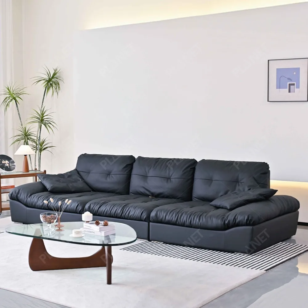 الولايات المتحدة الأمريكية في المخزون انخفاض الشحن الحديثة أريكة أثاث غرفة المعيشة الشمال أسود أبيض رمادي وحدات الاقسام أريكة أطقم أريكة #3