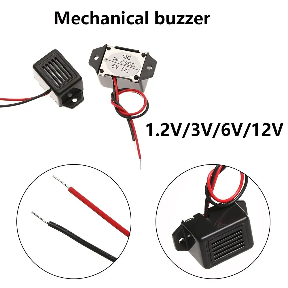 

1pc High quality 33.5*15mm DC 1.2/3/6/12V Electronic Buzzer Alarm Sound Beeper Constant Tone Mechanical buzzer