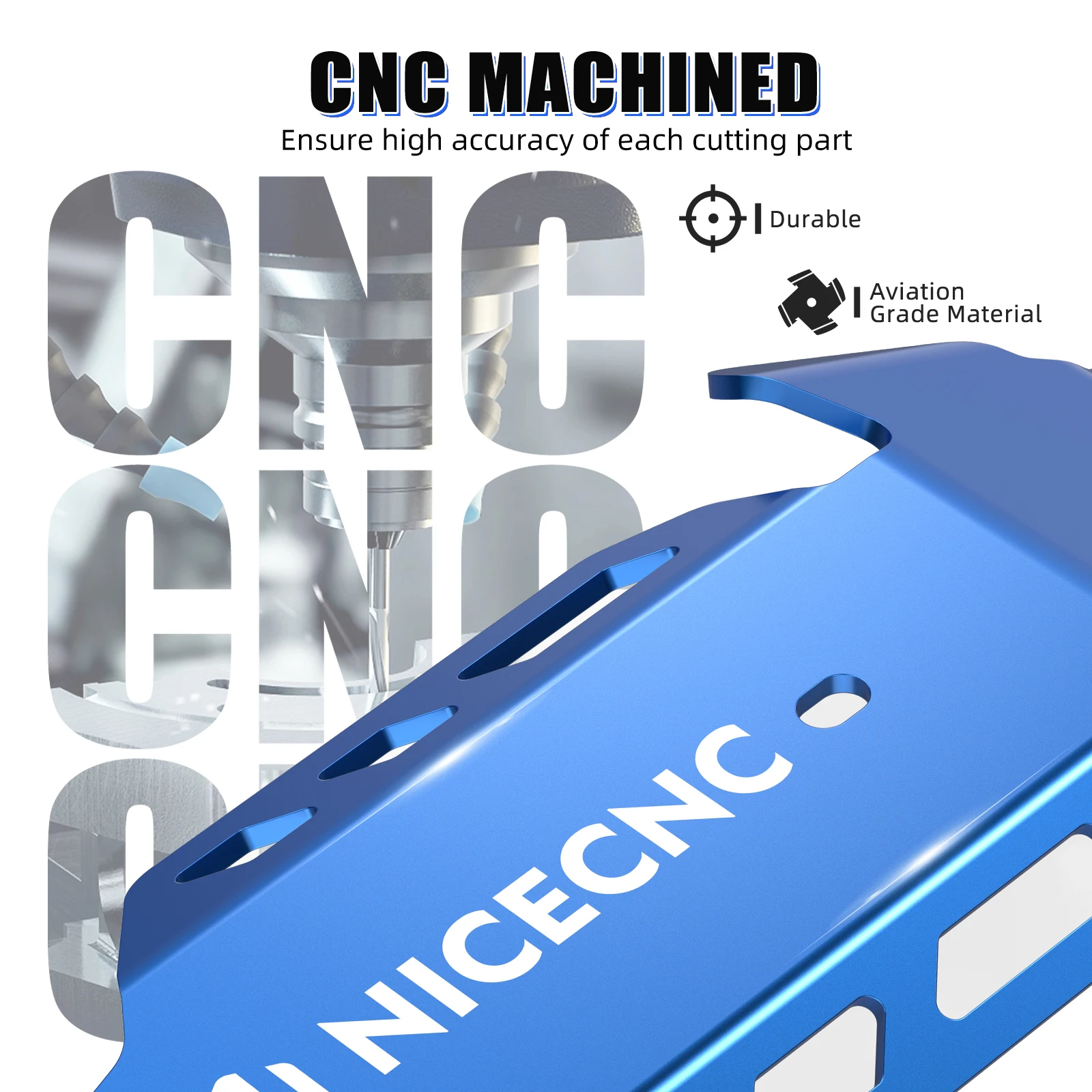 NiceCNC ATV per Yamaha YFZ450R 450R YFZ 2009-2023 YFZ450X Silenziatore Di Scarico Tubo Centrale Scudo Termico Protezione Della Copertura Accessori