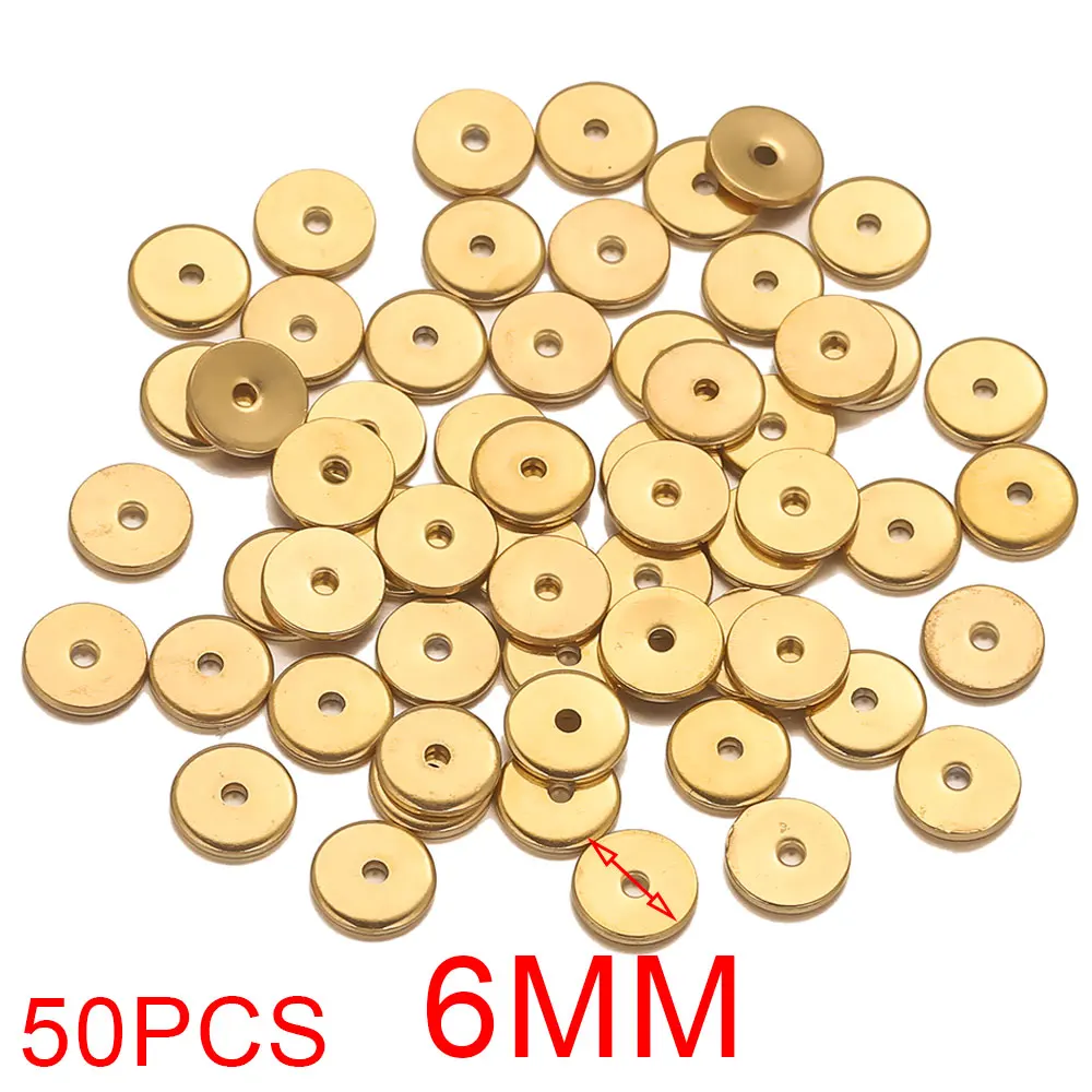 50 Stück Edelstahl Gänseblümchen Schneeflocke Blume Spacer Perlen vergoldet lose Perlenkappe für DIY Handarbeiten Schmuckherstellung Armband