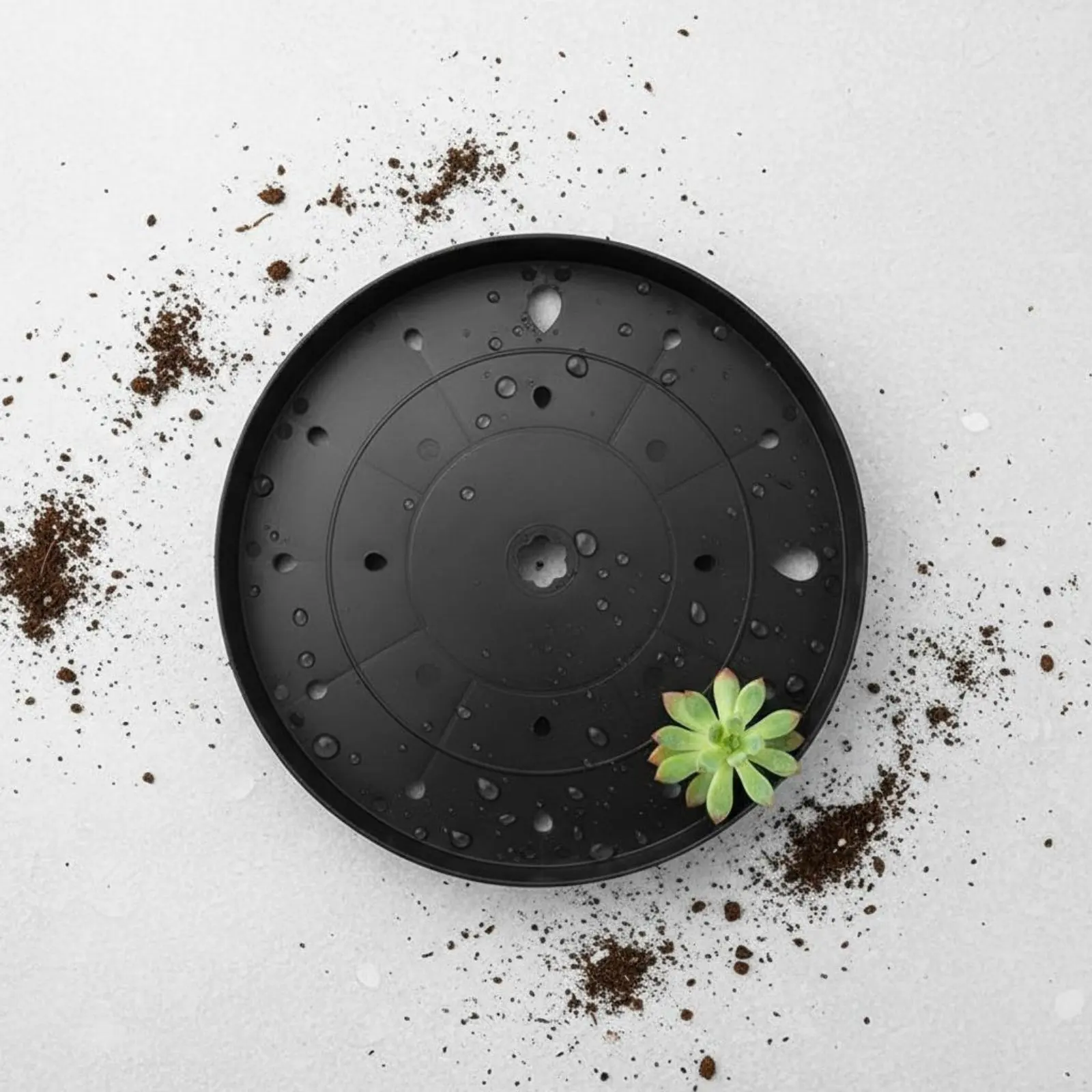 Flower Pot Drainage Liner Prevents Root Decay Pot Drainage Insert Gardening Supply Assemblable for Gardeners, Balcony, Patio view 4