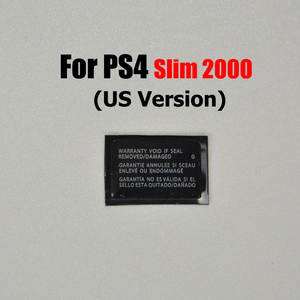 GSF 5PCS Label Sticker For PS4 Pro Slim 1000 1100 1200 2000 Console Housing Seals Tamper-Proof Label Warranty Repair Sticker