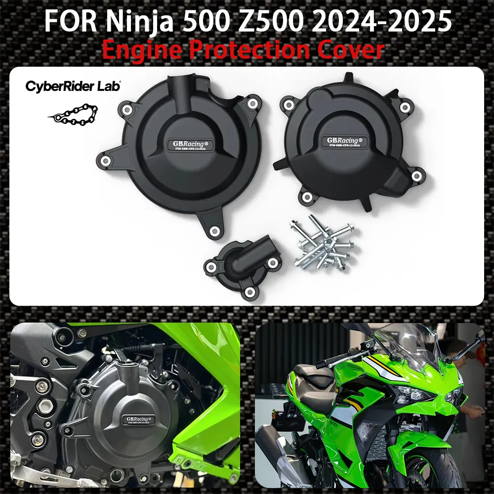

Для Ninja 500 2025 устройство защиты от падения для Kawasaki Ninja500 Z500 z500 2024 + корпус двигателя мотоцикла защитный чехол