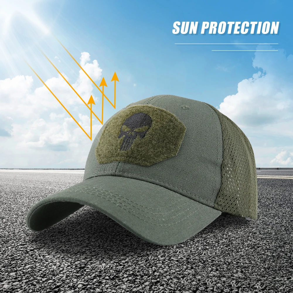 Gorra militar camuflaje mesh ajustable - Airsoft y outdoor - imagen 5