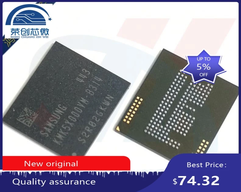 

100% new original KMK5X000VM-B314 BGA memory chip KMK5X000VM B314