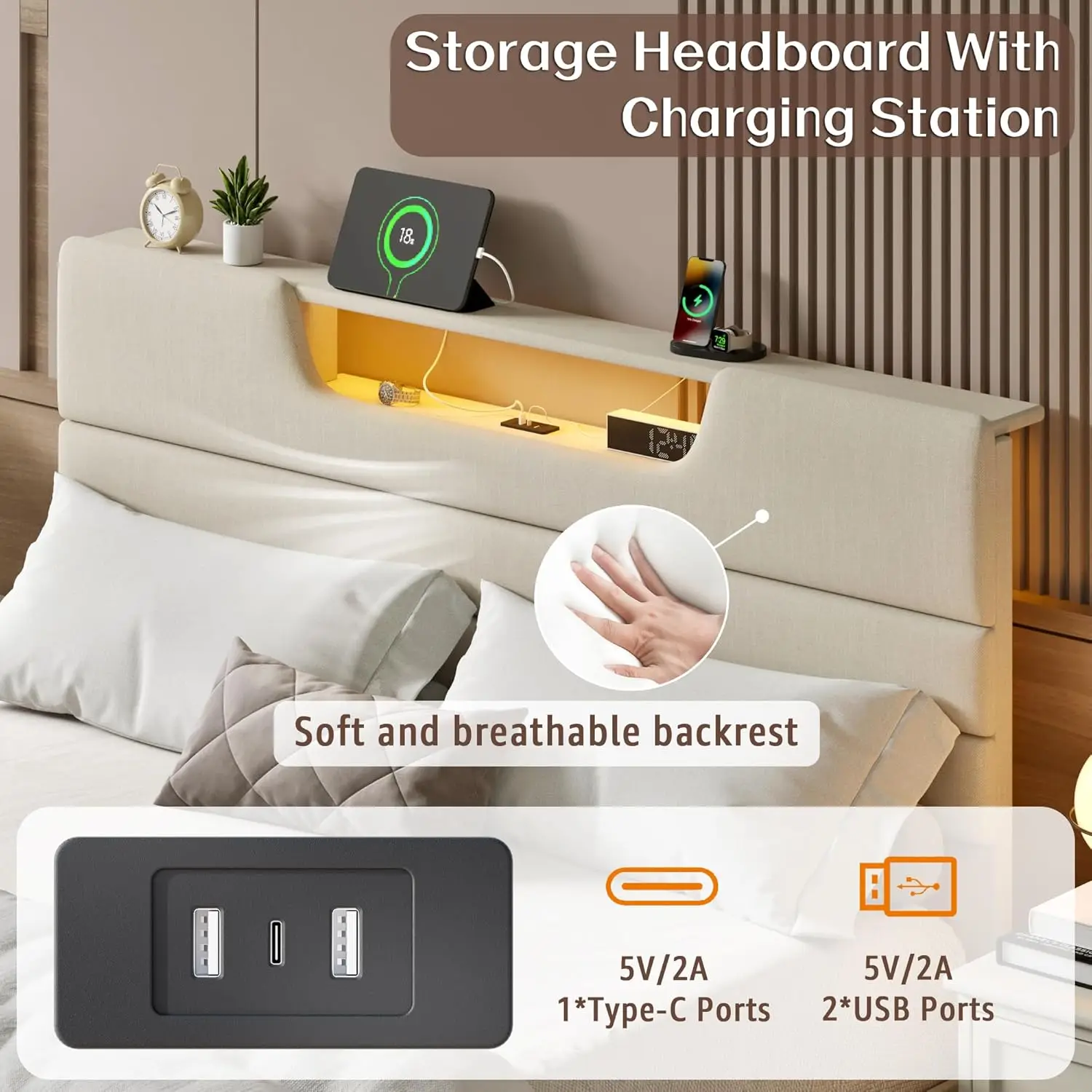 Thumbnail 4 - #3 Trending Metal Platform Beds Right Now