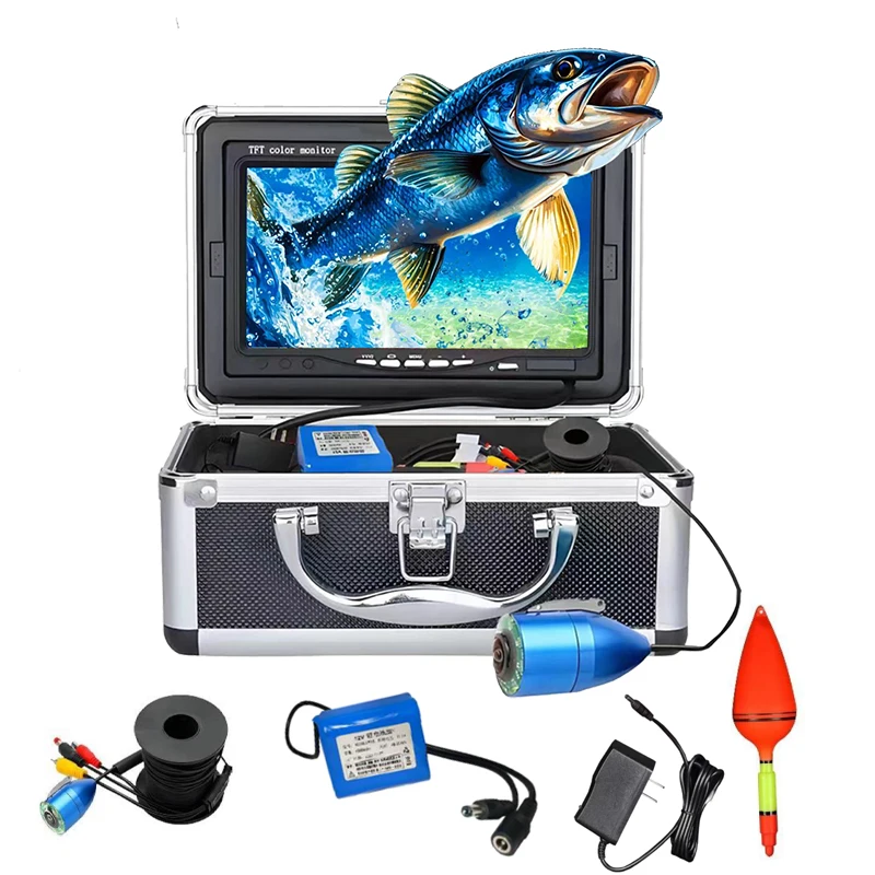 

7-Inch IP68 Waterproof Fish Finder Camera 4500mAh Battery With 20M Cable And Night Vision For Ice Sea Fishing