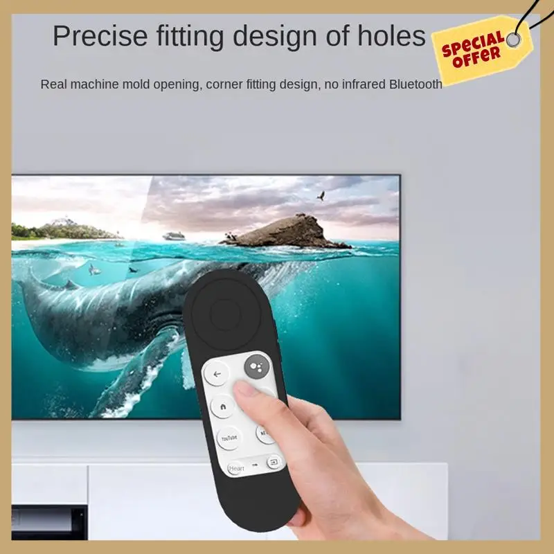 Coque de protection en Silicone résistante aux rayures, étui pour télécommande Google Chromecast-TV 2020-WMAN