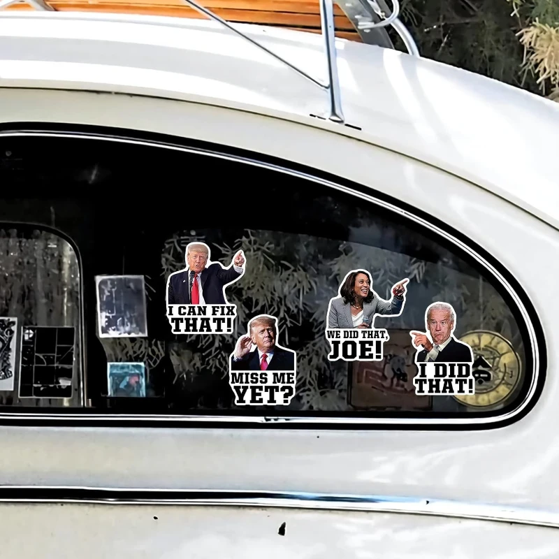 Car Stickers I Did That Biden Stickers I Can Fix That Trump Stickers Funny Sticker of Joe Biden and Donald Trump Auto Stickers