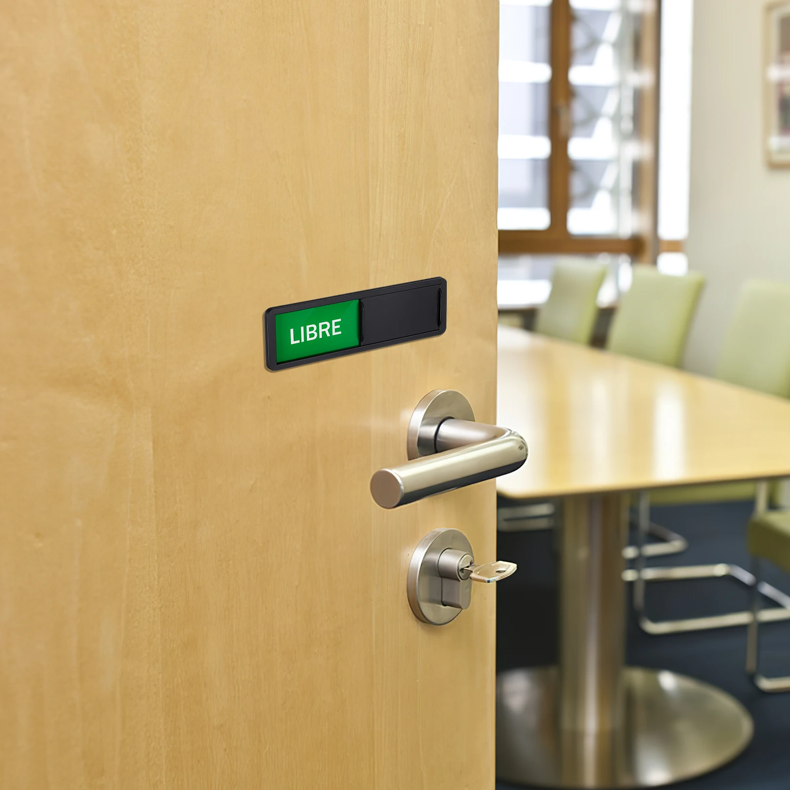 

Sliding Door Sign Privacy Indicator Vacant Occupied for Conference Room Office Hotel Hospital Room Status in Use Vacant Sign