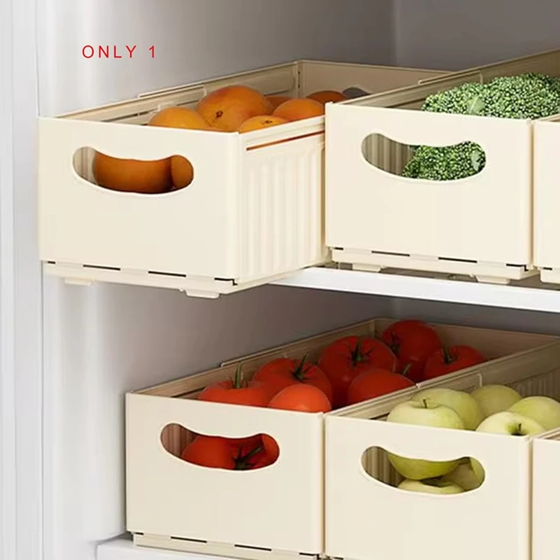 2025 New-Retractable Drawer Storage Box Bathroom Organizers And Storage Adjustable Cabinet Storage Box Bathroom Storage Solution