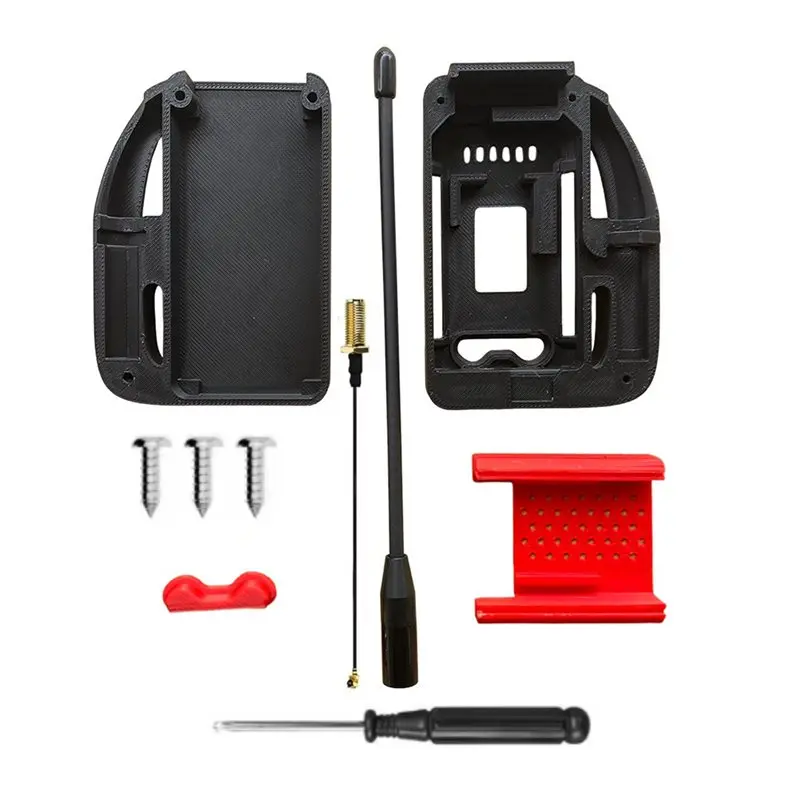 Capa para Antena Meshtastic Heltec V4, Módulo Lora 32 Dev-Board, Capa com Tela OLED de 0,96 Polegadas, Alimentada por Energia Solar