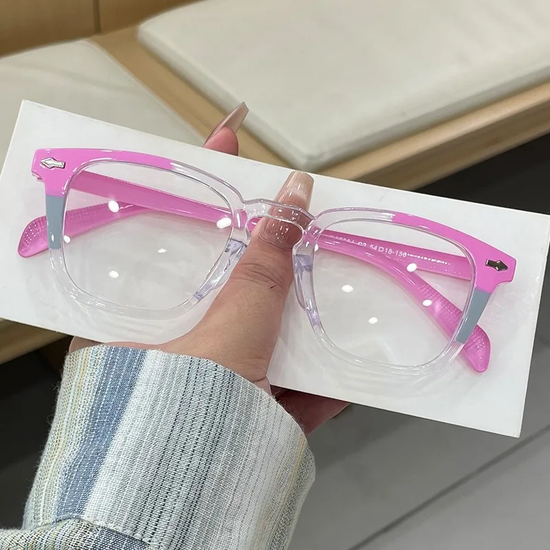 Occhiali da vista da donna Lenti CR39 Occhiali da miopia da uomo Occhiali da computer con blocco della luce blu Montatura per occhiali da vista per PC