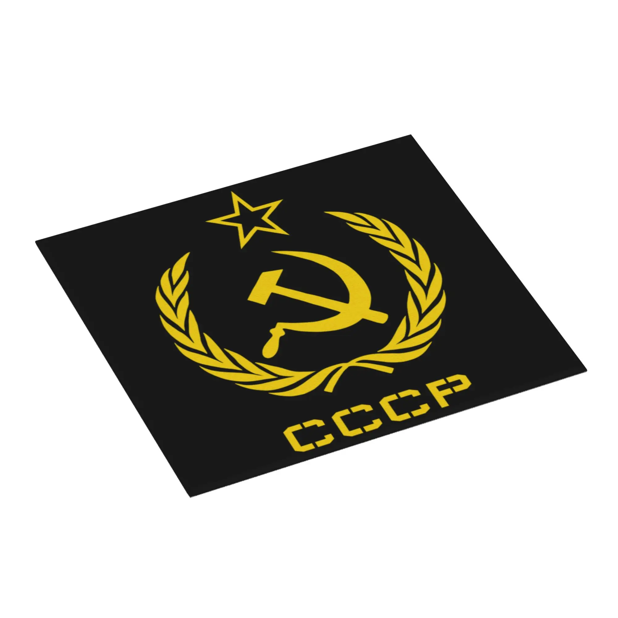 Russia Flag USSR Soviet Union Hammer Sickle CCCP Drying Mat For Kitchen Waterproof Non‑Slip Oil Proof Countertop Protector Mat