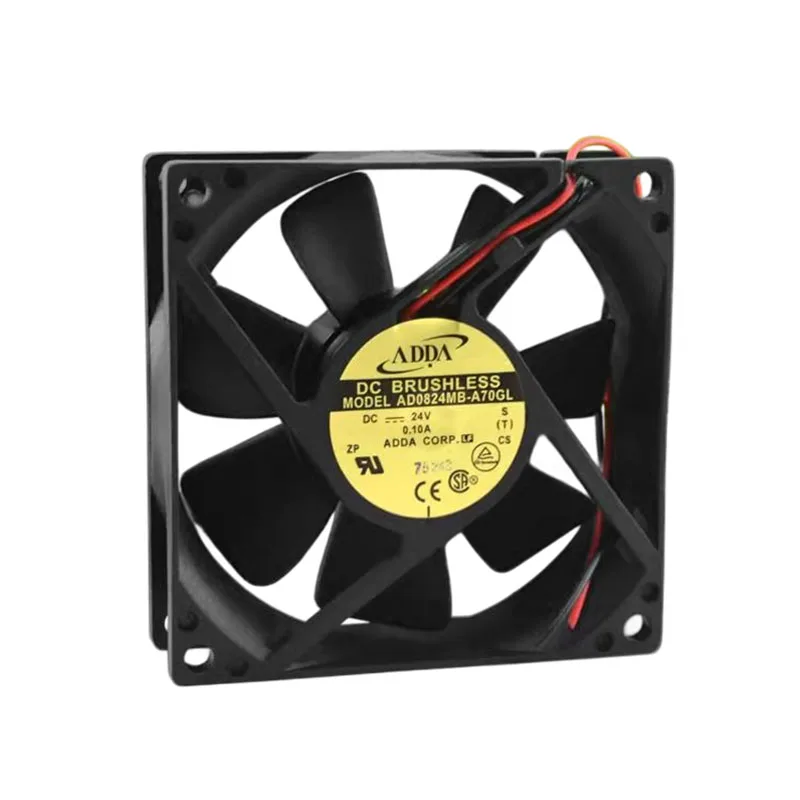 NEW ORIGINAL AD0824MB-A70GL 24V 0.10A 8025 80x25mm COOLING FAN RADIATOR