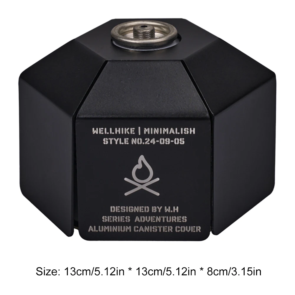 علبة التخييم الغاز سبائك الألومنيوم لعلبة الغاز G2 الغطاء الواقي المضادة للسقوط في الهواء الطلق خزان الغاز للتخييم في الهواء الطلق