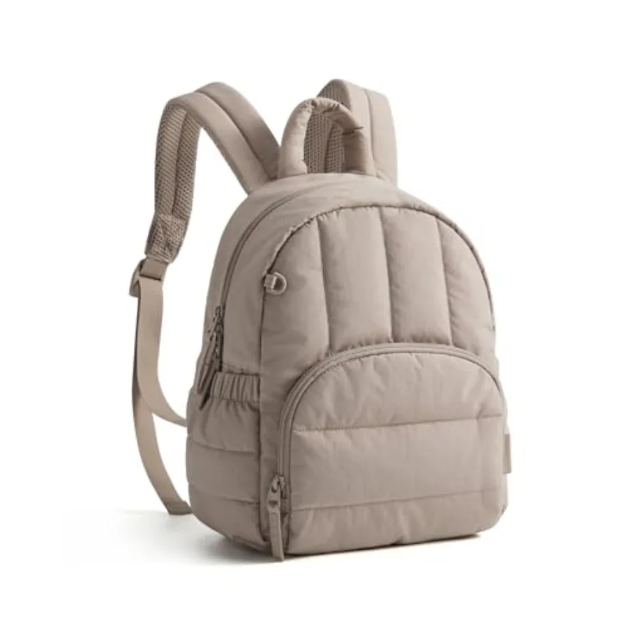 

Mini Backpack for Women Lightweight Puffer Small Backpack Purse Quilted Casual Travel Daypack Cute Water-Resistant Bookbag for