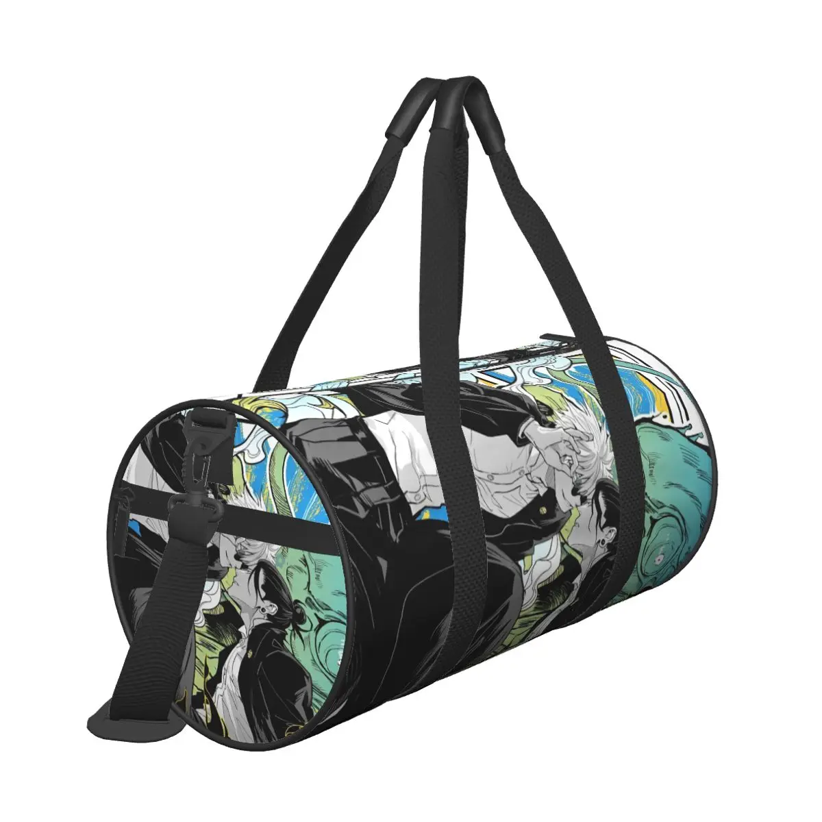 Anime Satoru Gojo Japan (3) Gym Bag Travel Training Sports Bags Men's Pattern Large Capacity Funny Fitness Bag Weekend Handbags