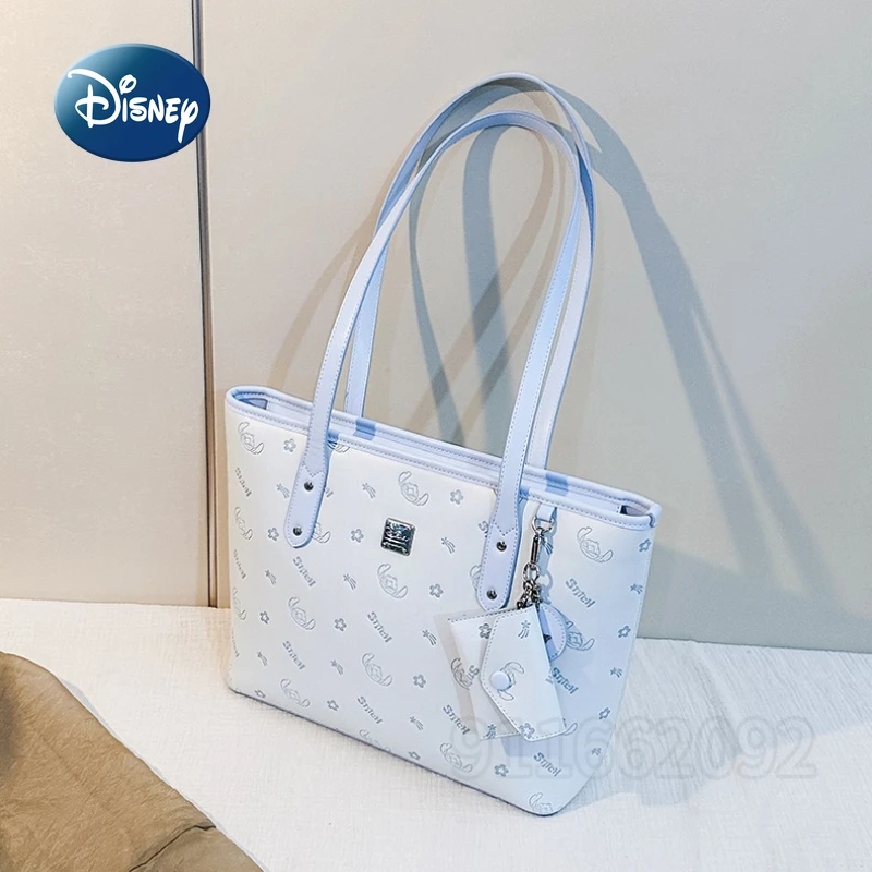 Disney Stitch New Women's Handbag Cartoon Fashion Women's Shoulder Bag Large Capacity High Quality Luxury Casual Women's Bag