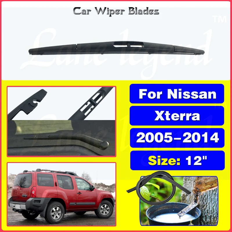 

For Nissan Xterra 2005-2014 2013 2012 2011 Rear Windshield Windscreen Clean Window Wiper Blade Car Accessories Accsesories 12"