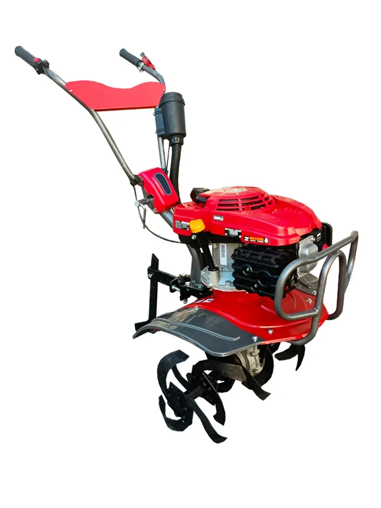 

Multi functional agricultural machinery household rotary tiller for loosening soil and opening ditches