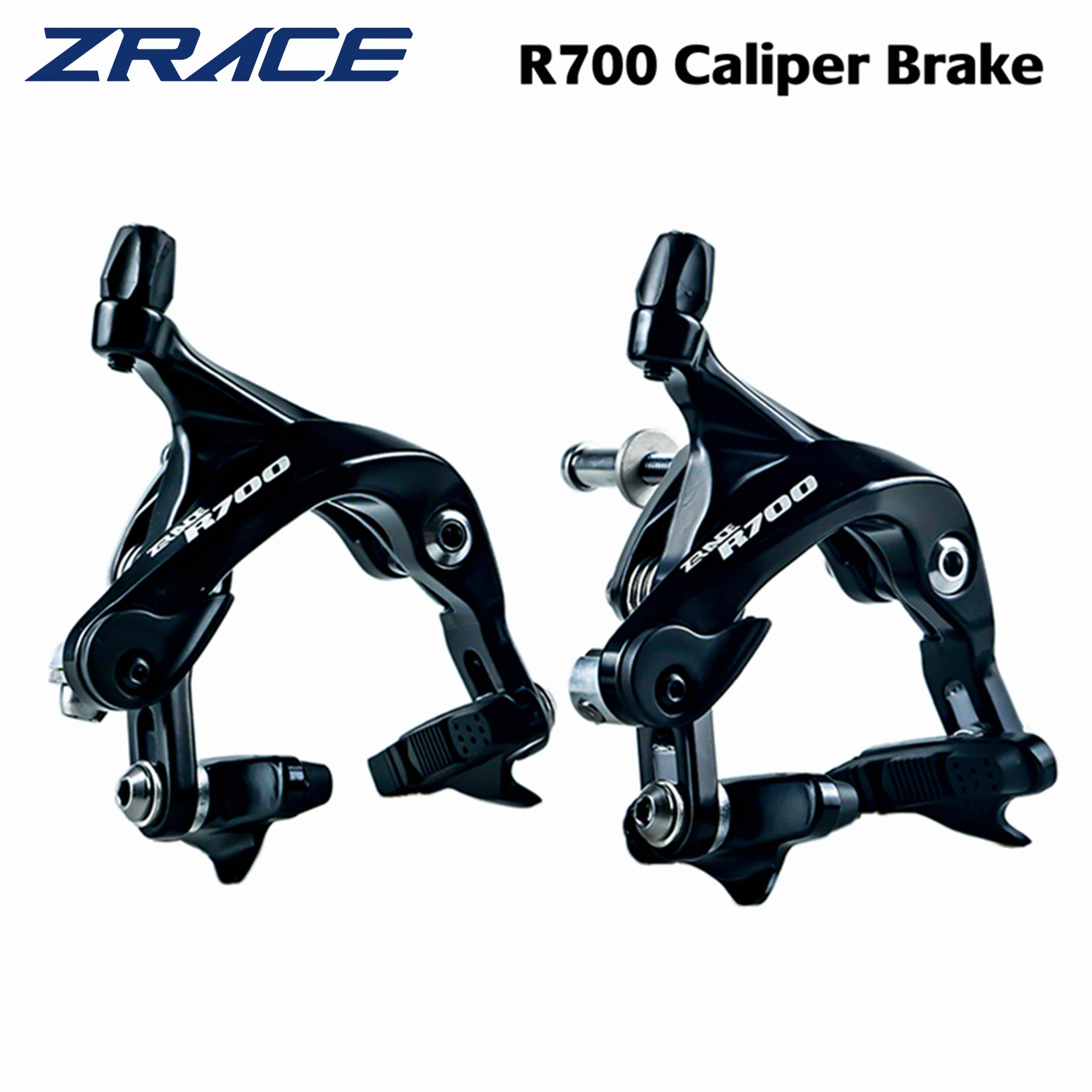 ZRACE R700 Bremssattelbremse für Straßen- und Klappfahrräder, Dual-Pivot-Bremssättel, Fahrradbremse, Felge aus Kohlefaser, 105