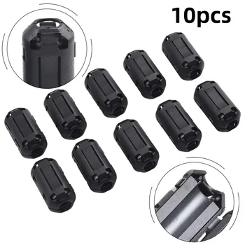 10 Stuks TDK 5mm Ferrietkern Ruisonderdrukker Filter Ring Kabel Clip Op Draad RFI EMI Voor Audio apparatuur Onderdelen Elektrisch Gereedschap