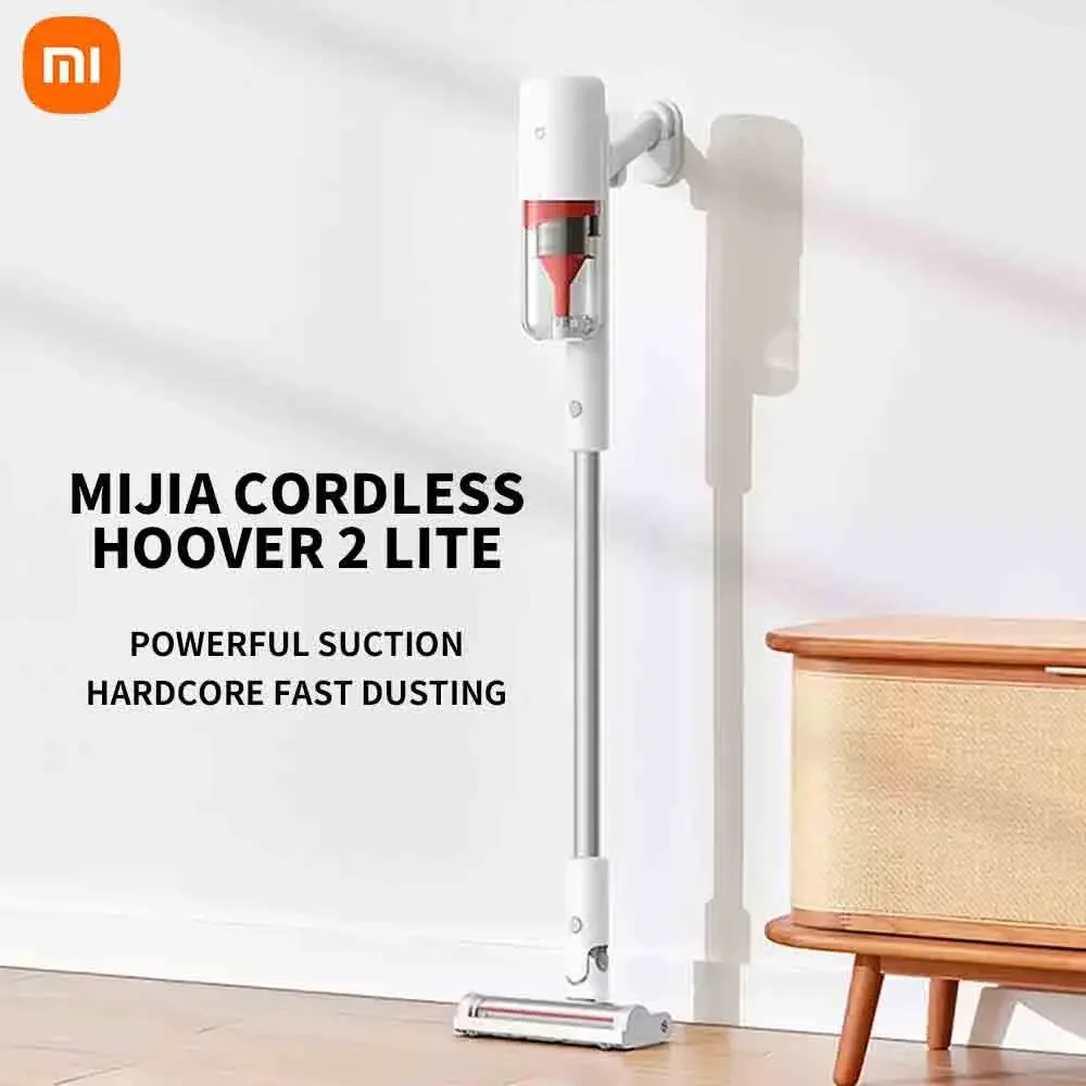 Xiaomi Mijia Wireless Vacuum Cleaner 2 Lite 16kPa Long Lasting Powerful Suction Handheld Lightweight Design Home Cleaning Tools