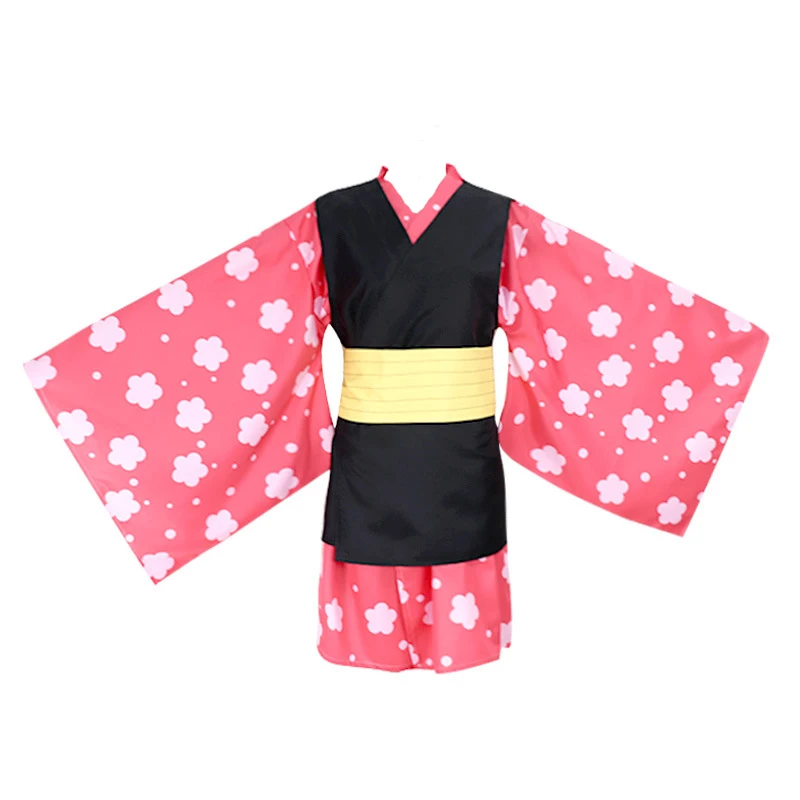 Rosa Kimono-Cosplay-Set, True Fox 2D Anime-Charakter-Cosplay-Kostüm