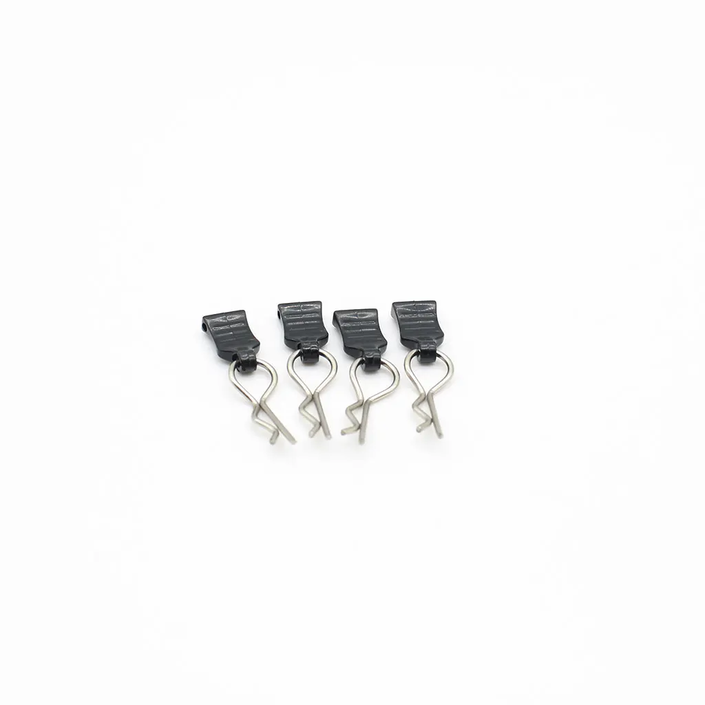 4Pcs Metal R-type Car Shell Body Fixed Clips Pin with Tab for Axial SCX10 TRX-4 MJX Hyper Go 1/10 1/14 RC Car Parts