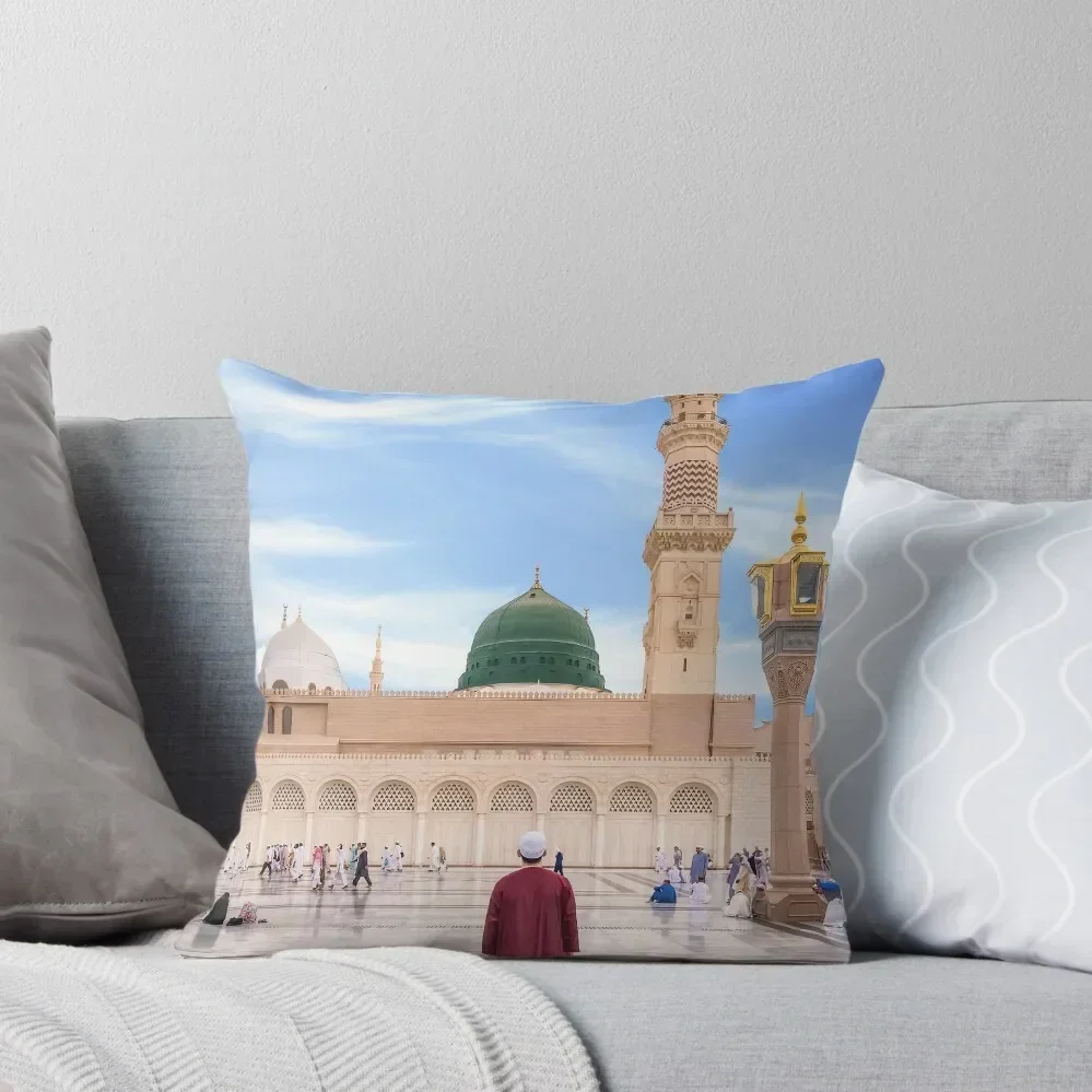 

Al madina background, wallpaper Throw Pillow Sofa Cushions Covers bed pillows pillow