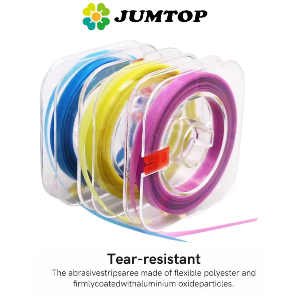 

JUMTOP Dental Polishing Strip 6m×4mm - Resin Abrasive Band for Teeth Grinding, Shaping and Smoothing in Clinical and Laboratory